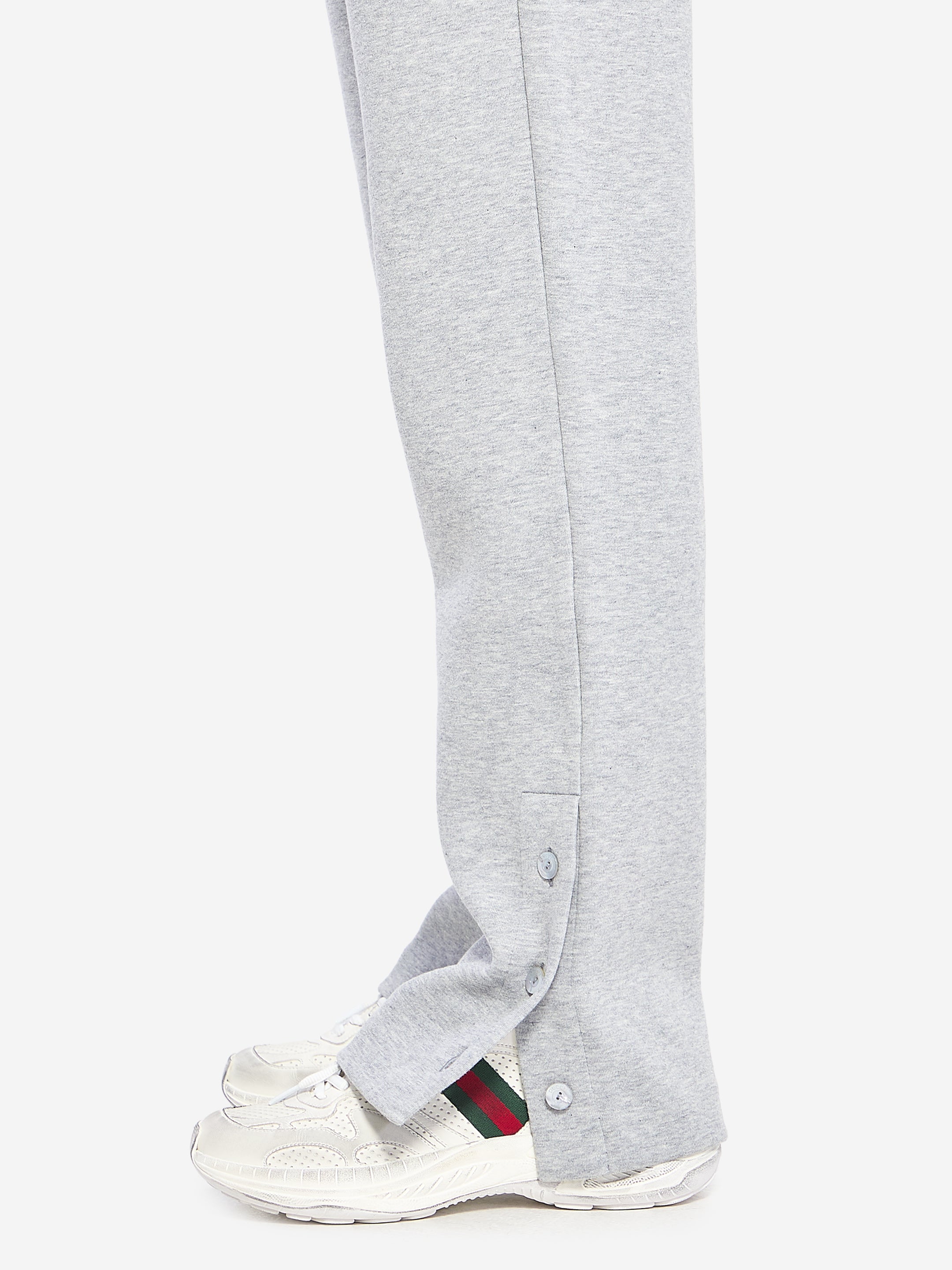 GUCCI XS web cotton jersey leisure pants