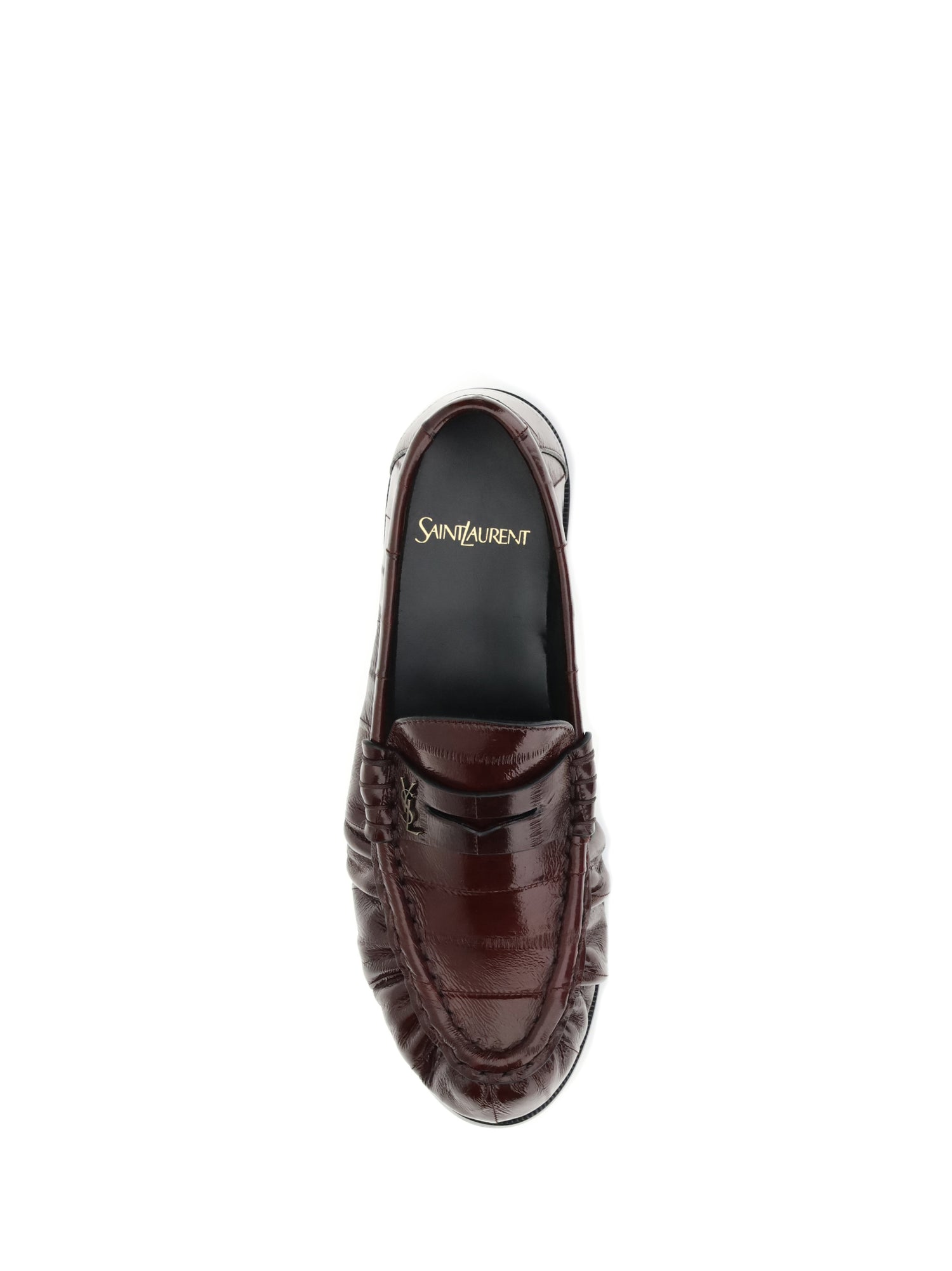 SAINT LAURENT 40 flexible patent eel le loafer loafers