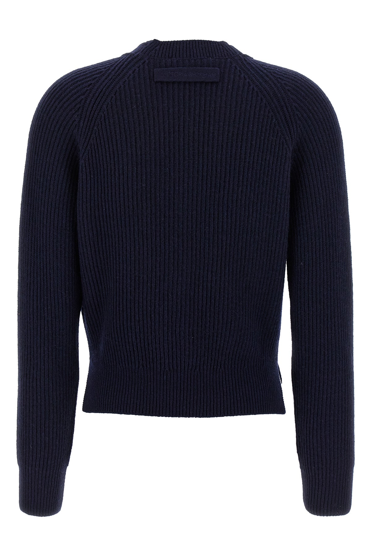 stepped hem cashmere blend cardigan