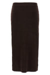 midi skirt in slightly stretch wool knit
