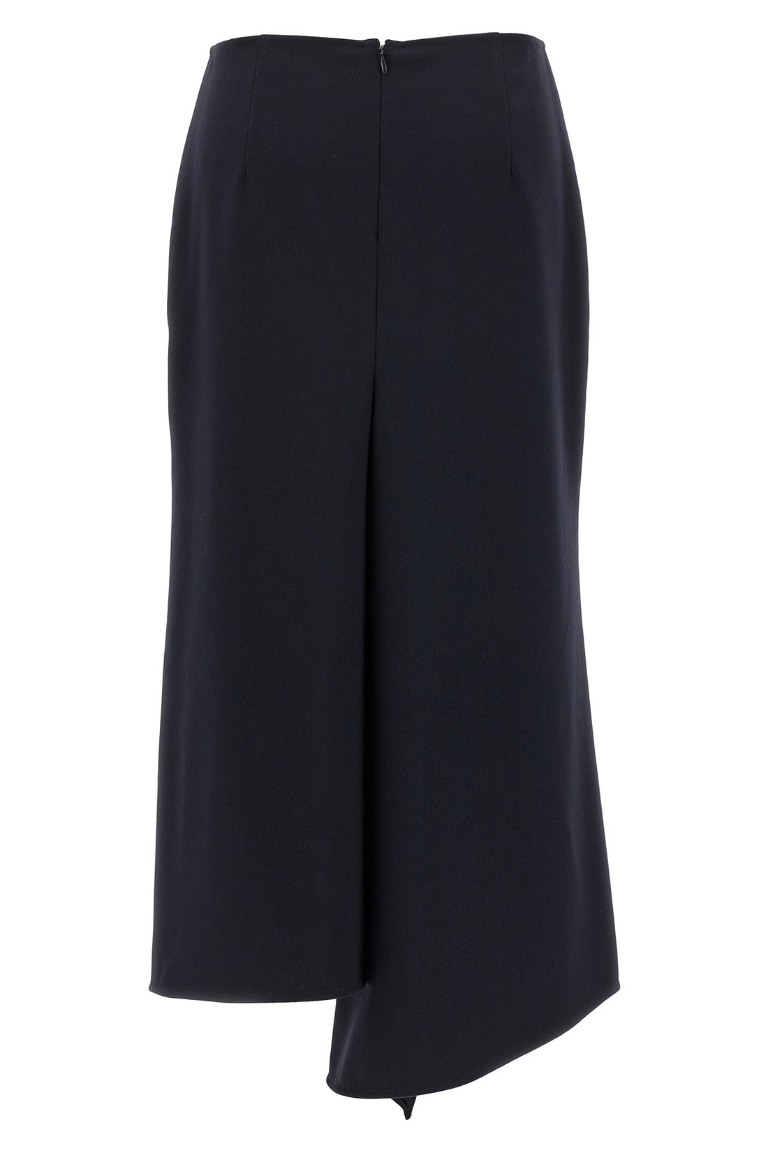 VICTORIA BECKHAM 10 kick detail wool crêpe skirt