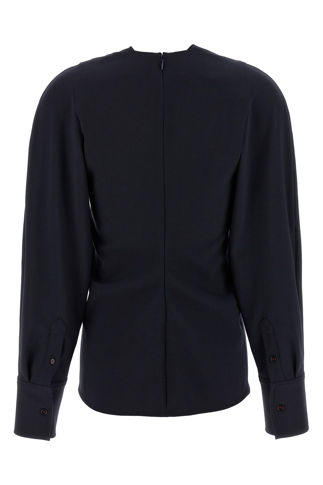 VICTORIA BECKHAM 6 twist detail wool crêpe blouse