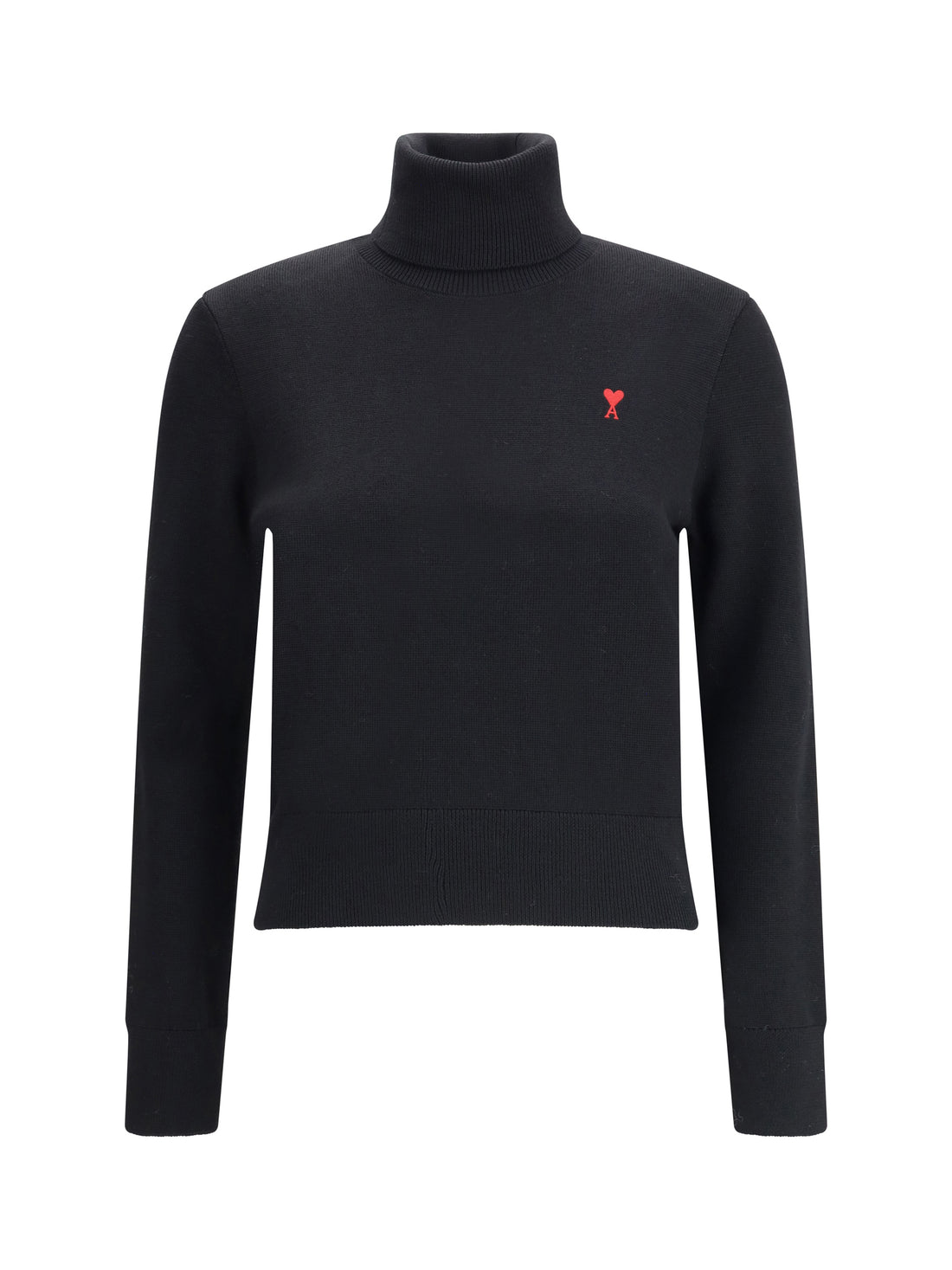 AMI PARIS L ami de coeur turtleneck sweater