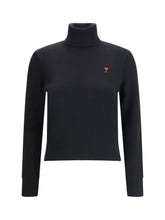 AMI PARIS L ami de coeur turtleneck sweater