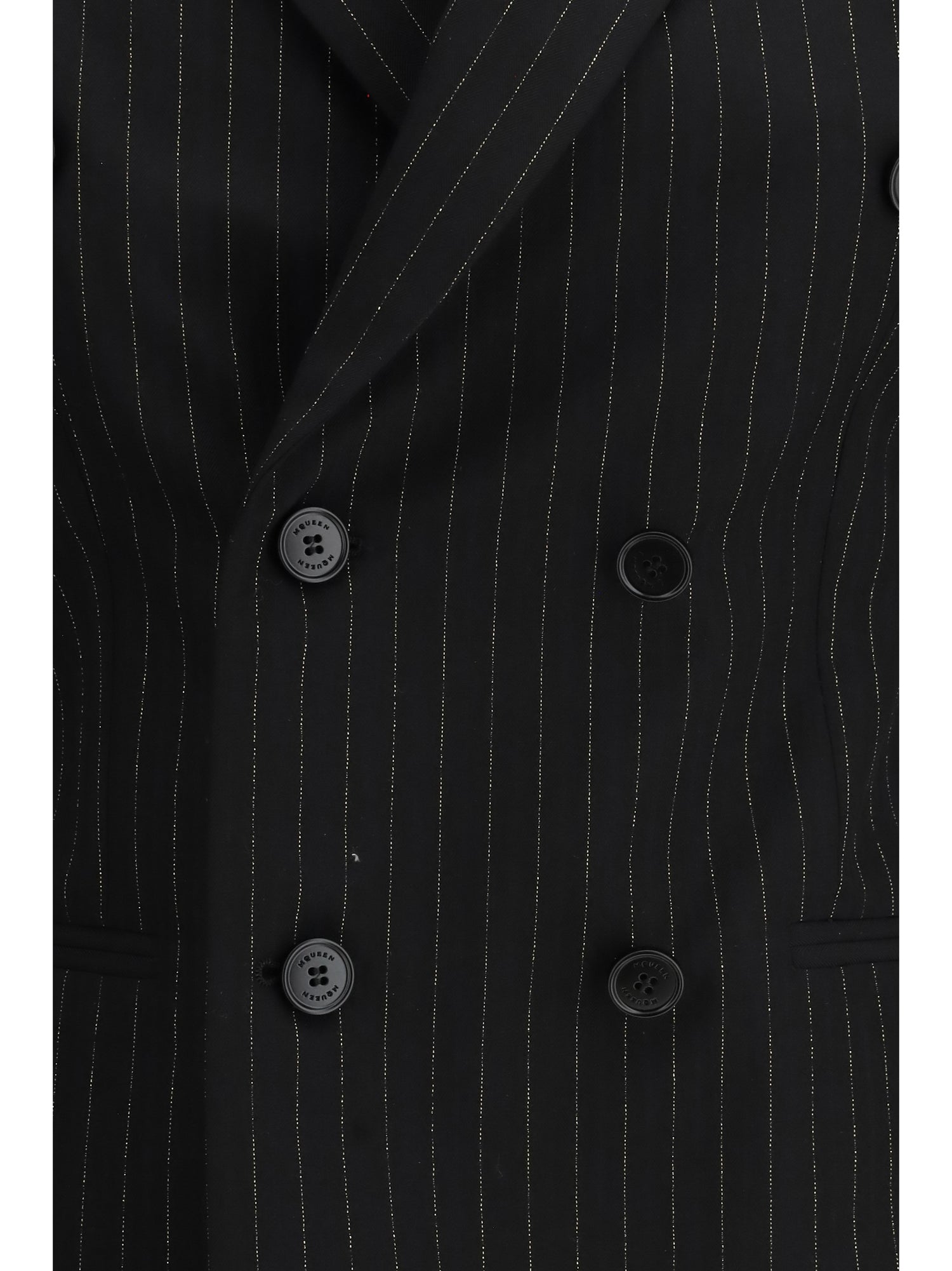 ALEXANDER MCQUEEN 40 pinstriped double-breasted jacket