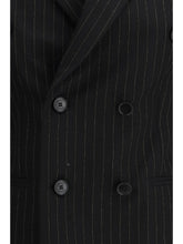ALEXANDER MCQUEEN 40 pinstriped double-breasted jacket
