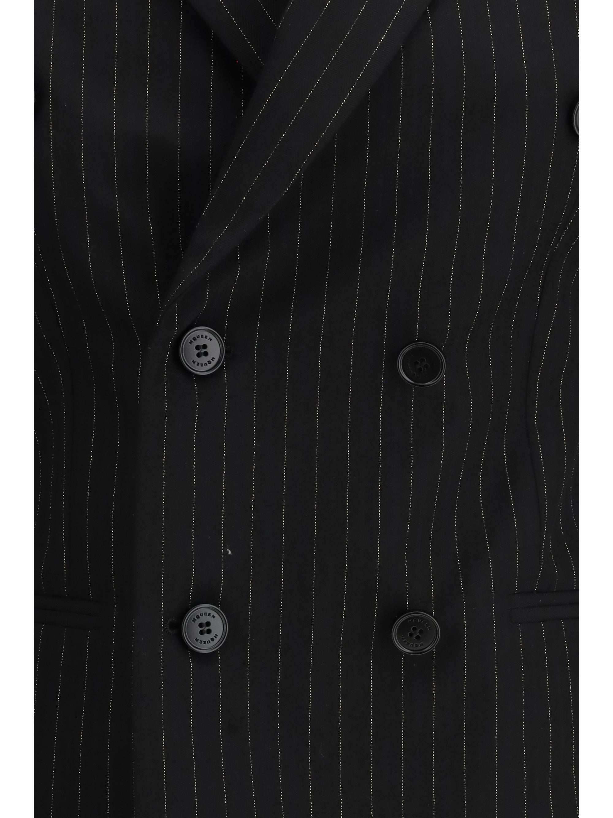 ALEXANDER MCQUEEN 40 pinstriped double-breasted jacket