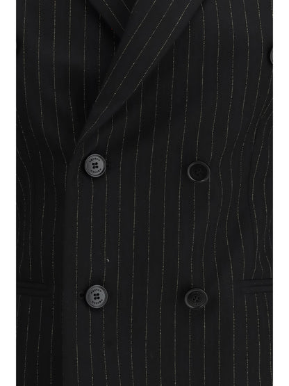 ALEXANDER MCQUEEN 40 pinstriped double-breasted jacket