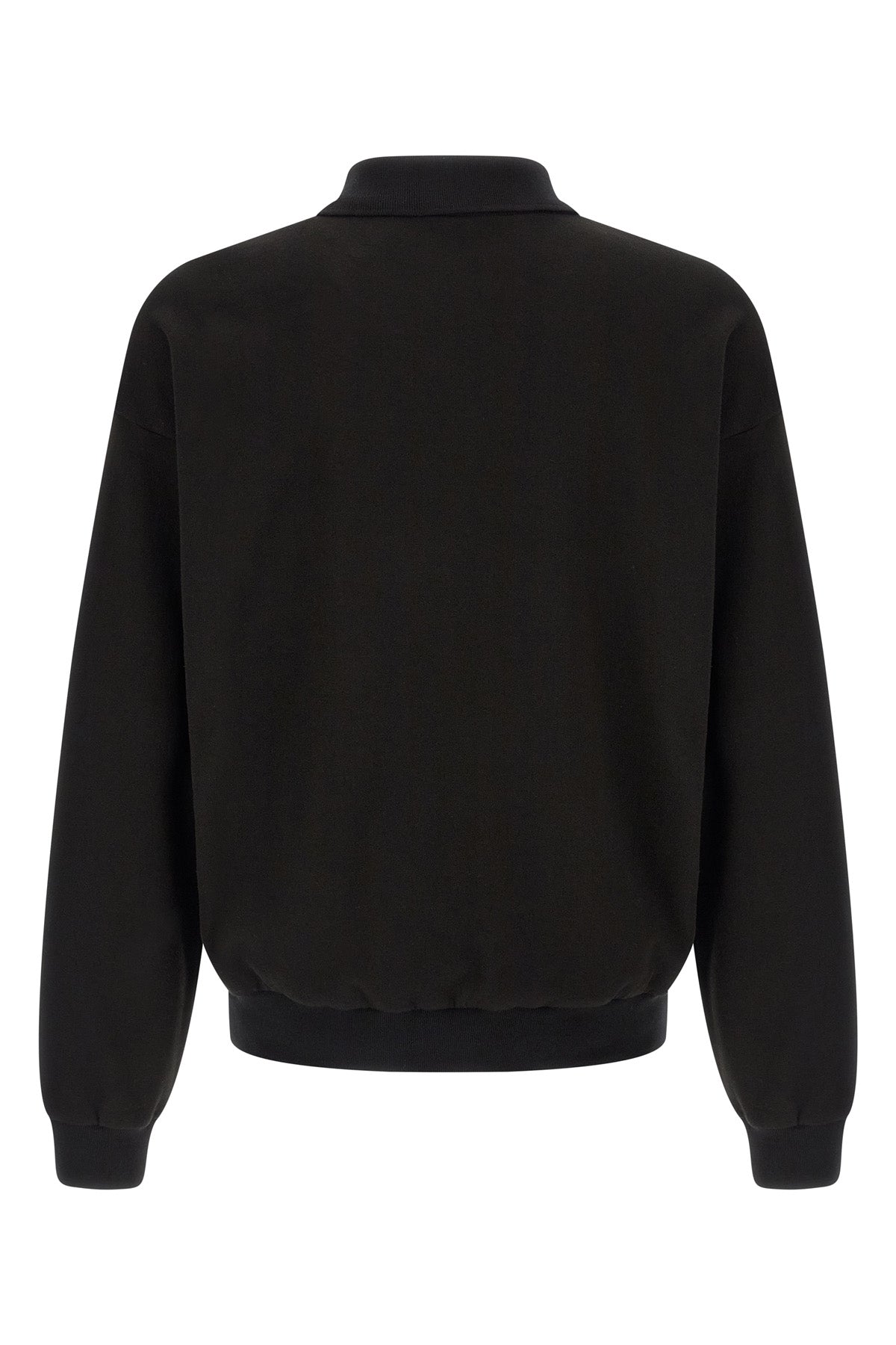 ry top polo shirt in french terry cotton and cashmere