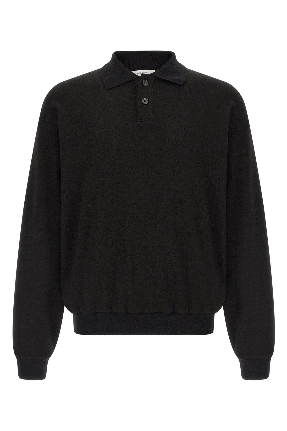 ry top polo shirt in french terry cotton and cashmere