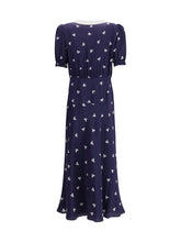 ALESSANDRA RICH 40 bow patterned dress