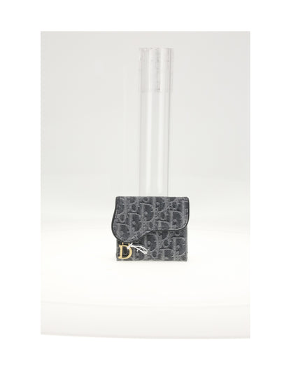 DIOR OS saddle medium wallet