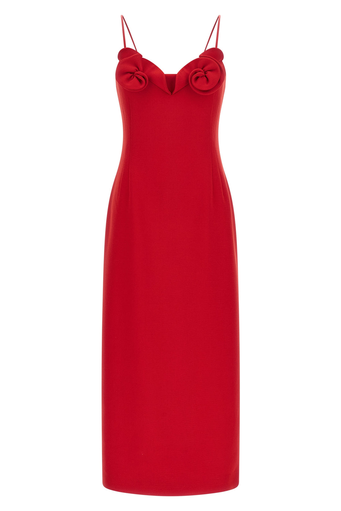 MAGDA BUTRYM 34 magda butrym 41 midi dress features a rigorous column silhouette defined by a