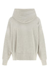 the prada pure cotton hoodie redefines the codes of sportswear through sophistic