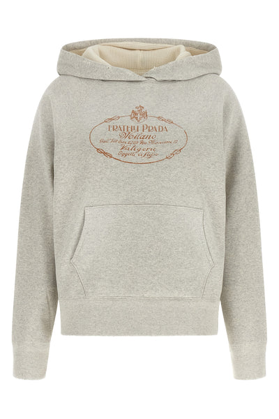 the prada hoodie redefines casual wear through a sophisticated reversible constr