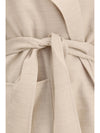 belted double wool coat