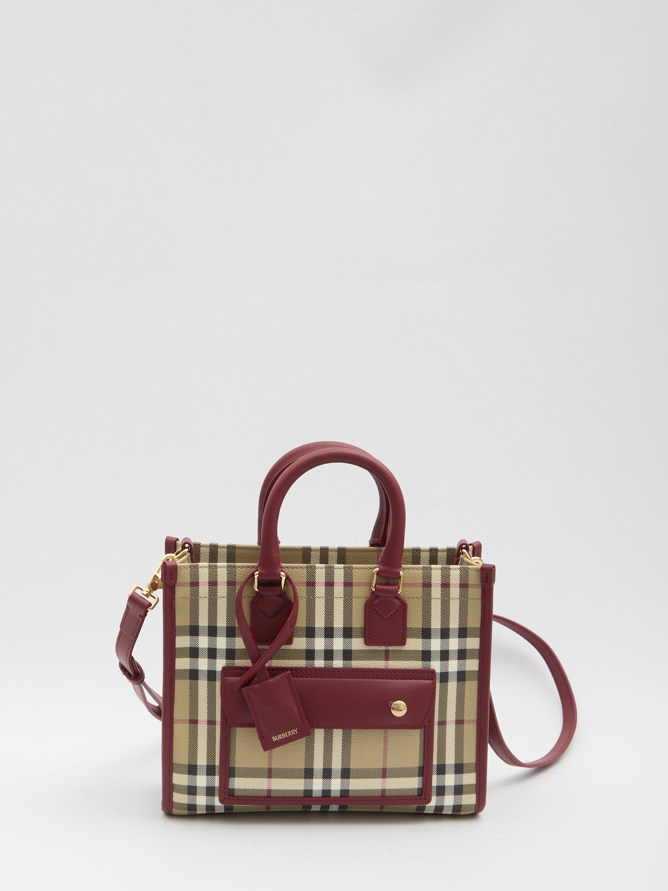 BURBERRY OS freya tote mini bag