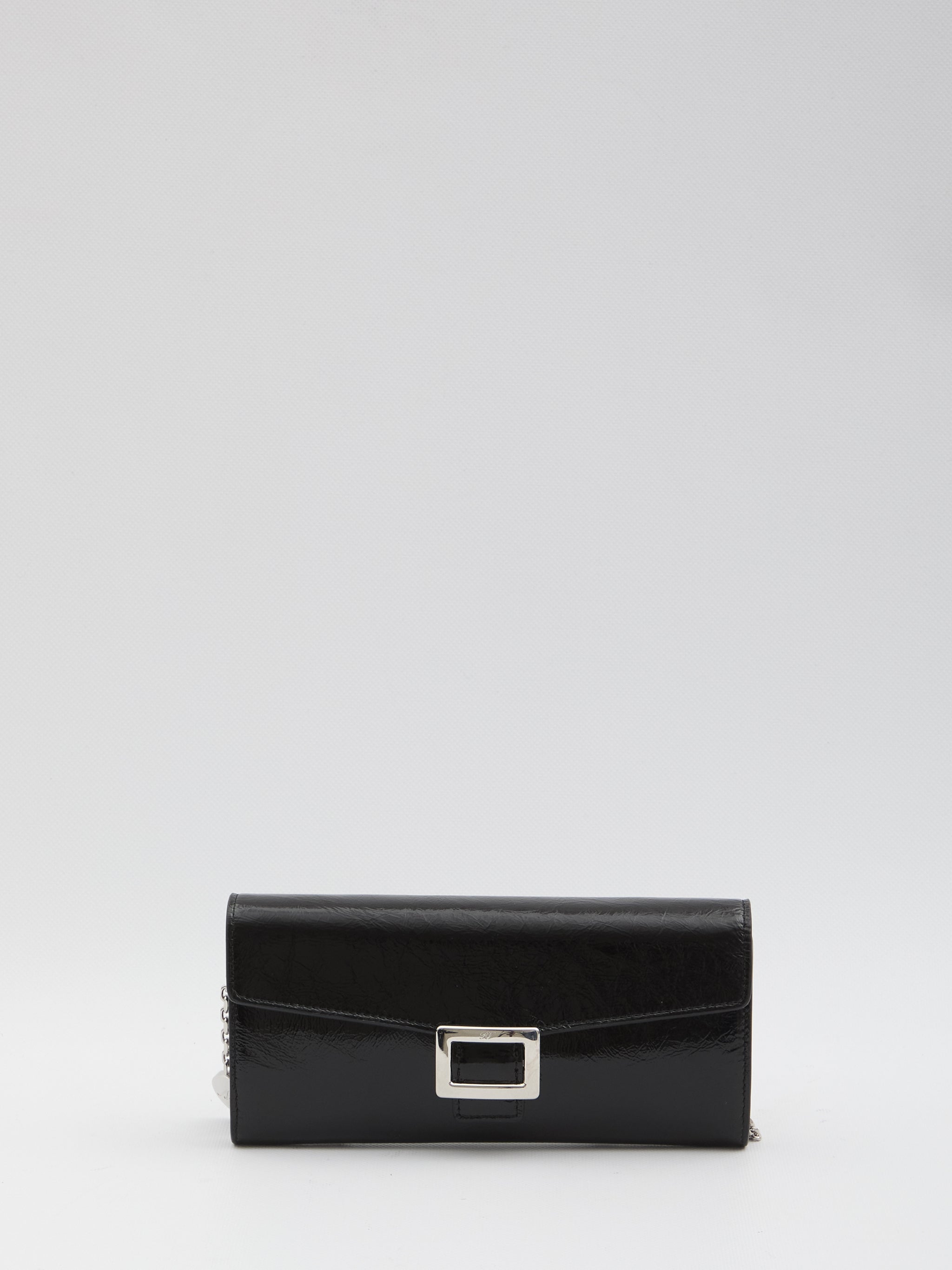 belle vivier wallet with chain