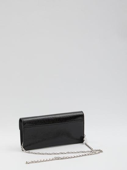 ROGER VIVIER OS belle vivier wallet with chain