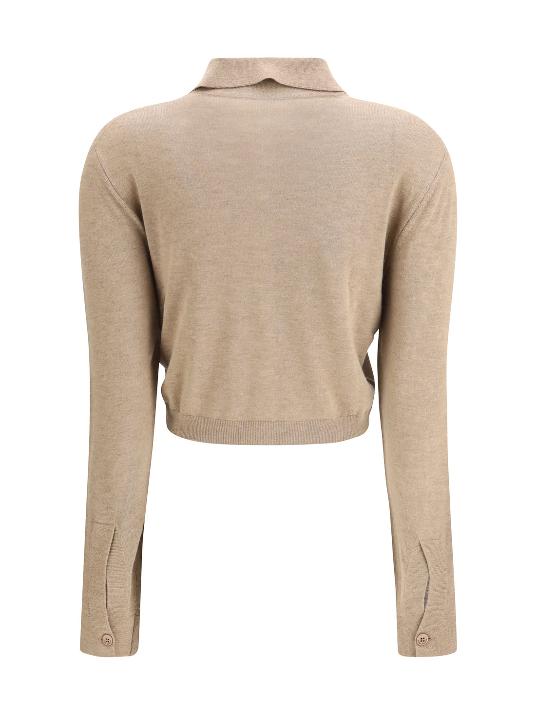 MARINE SERRE L wrapped hybrid cardigan