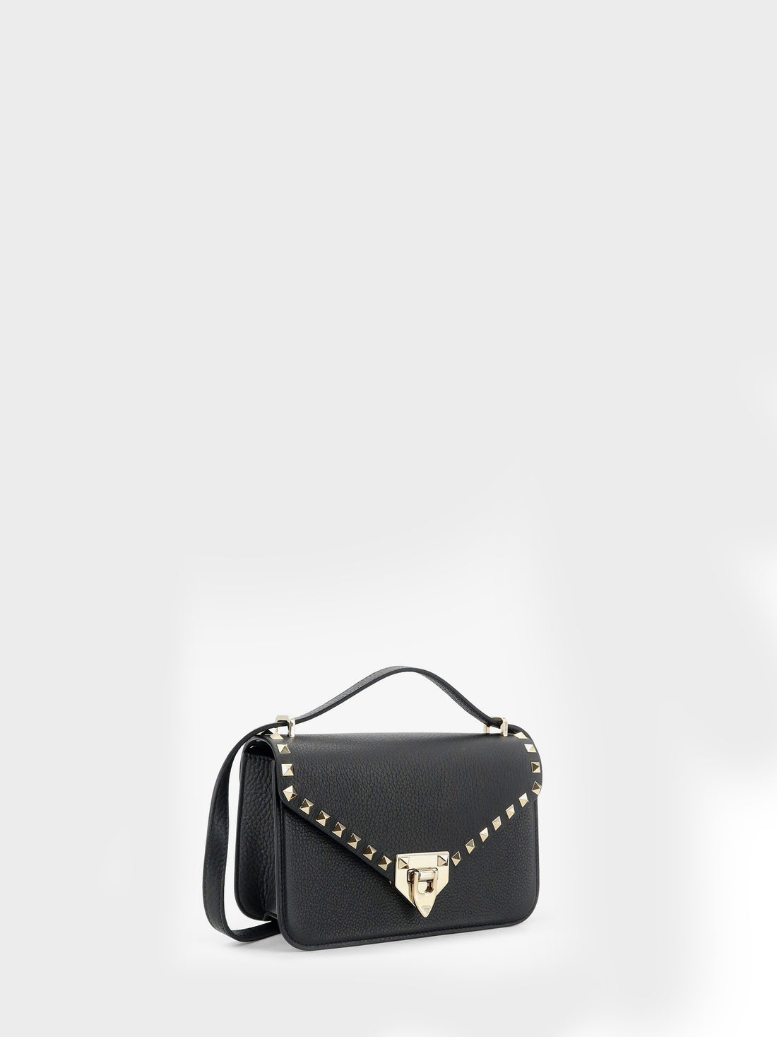 VALENTINO GARAVANI OS grained calfskin small rockstud crossbody bag 