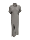 asymmetric midi dress