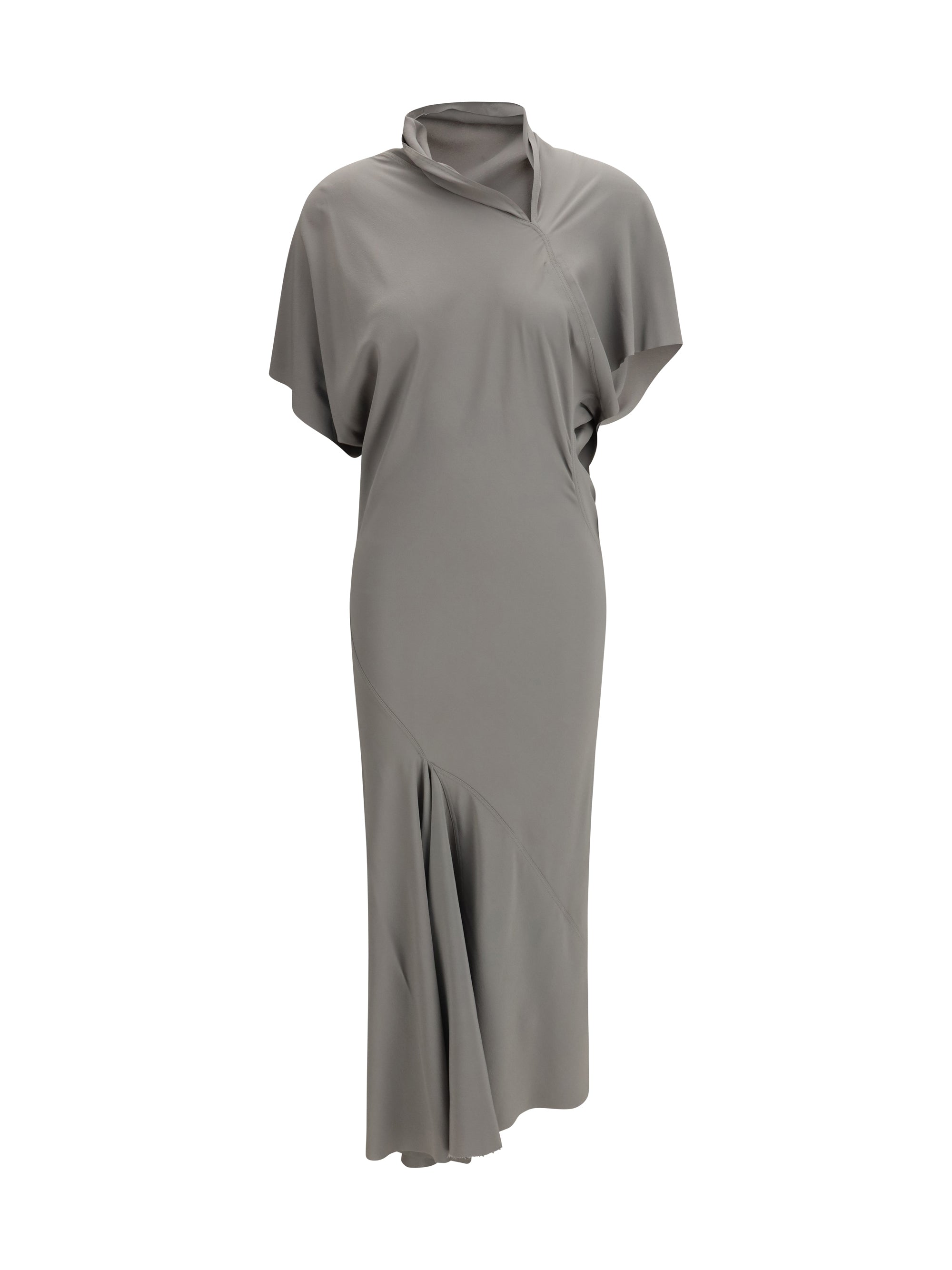 asymmetric midi dress