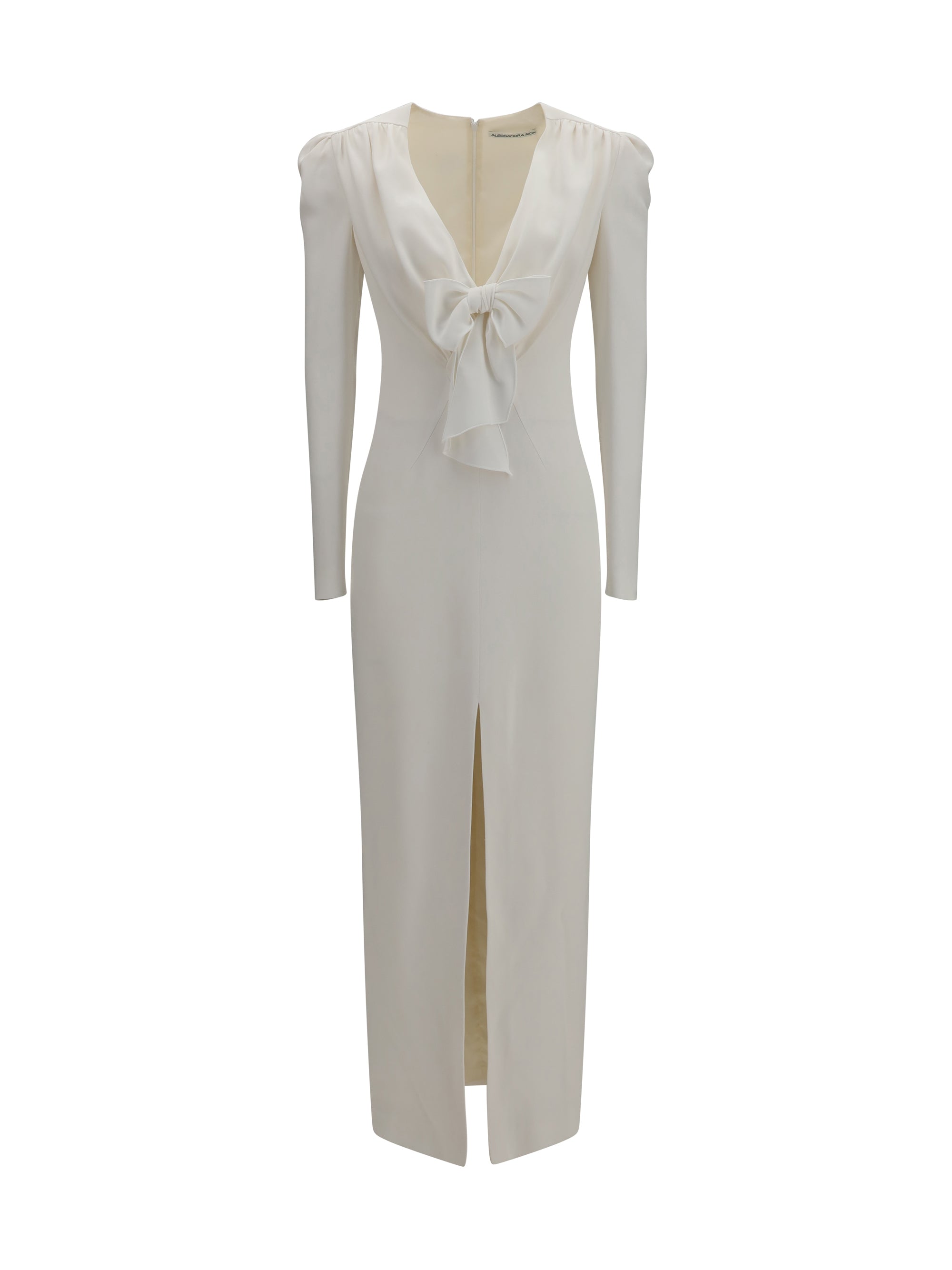 v-neck dress with bow