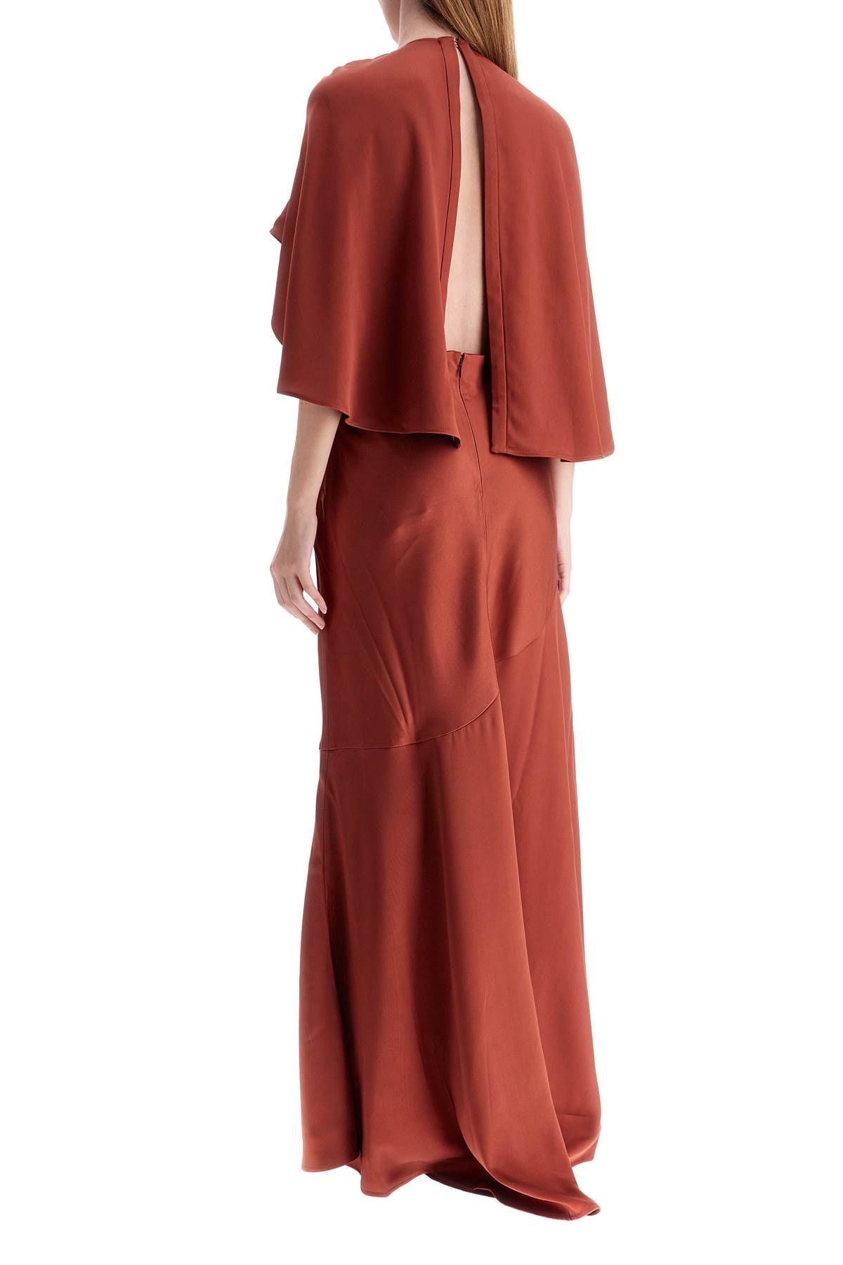 maxi dress eden with cape sleeves