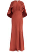 maxi dress eden with cape sleeves