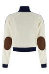 tech fabric fleece blouson