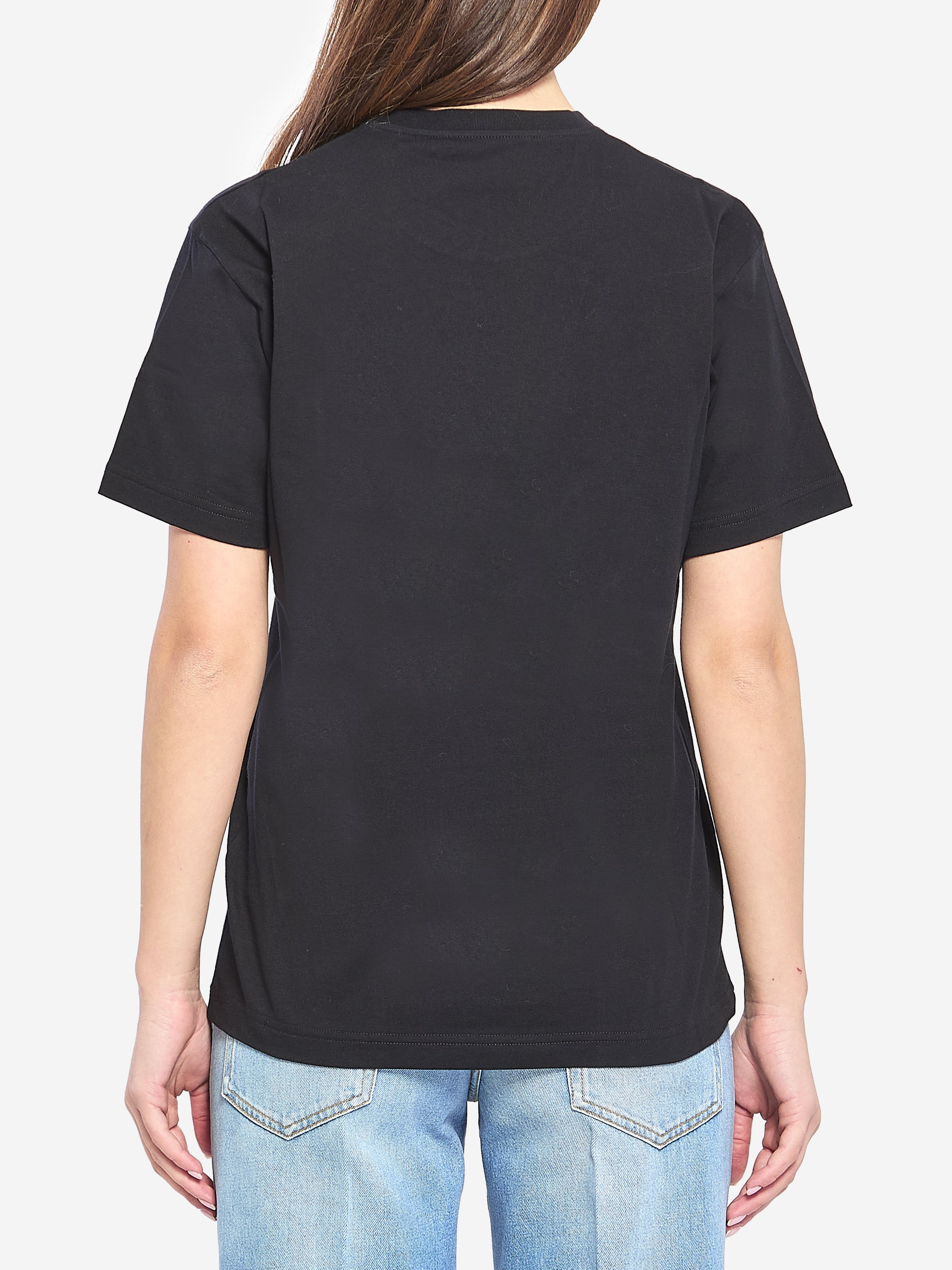 GUCCI XS cotton jersey t-shirt with embroidery