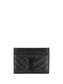 SAINT LAURENT Monogram Black Leather Cardholder