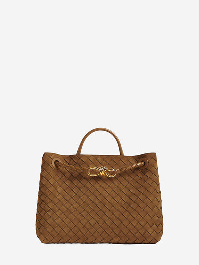 medium andiamo bag in dark caramel