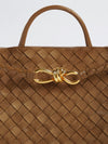 medium andiamo bag in dark caramel