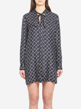 GUCCI 42 printed silk twill dress