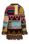 virginia multicolor multifantasia knit minidress