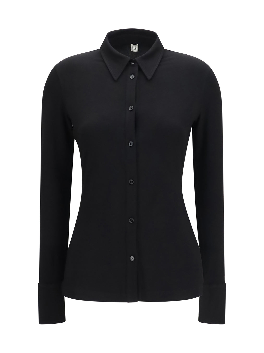 TOTEME L viscose shirt with high cuffs