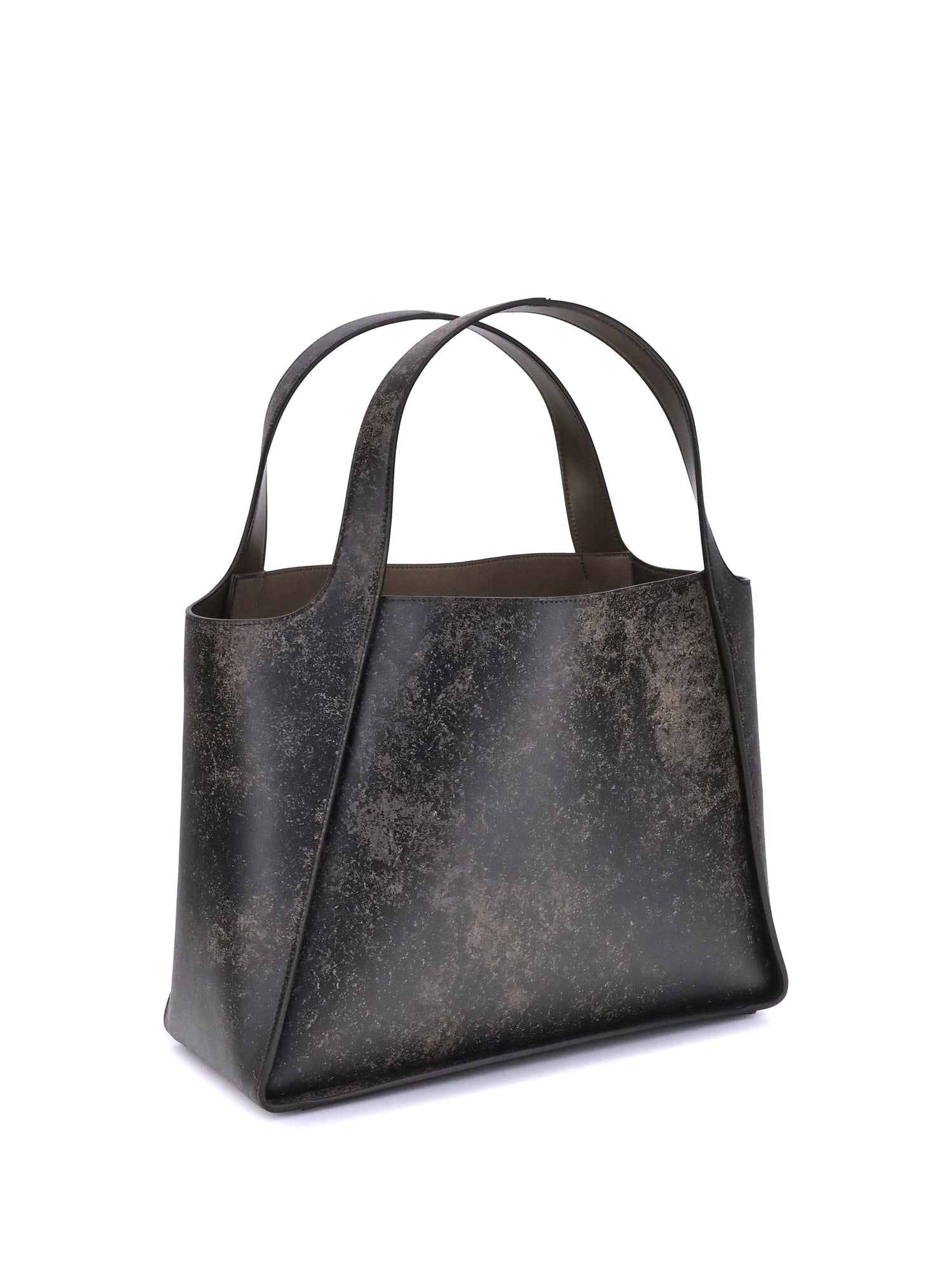STELLA MCCARTNEY OS aged effect tote bag