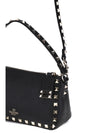 rockstud zip-up shoulder bag