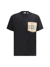 BURBERRY L archive check pocket t-shirt