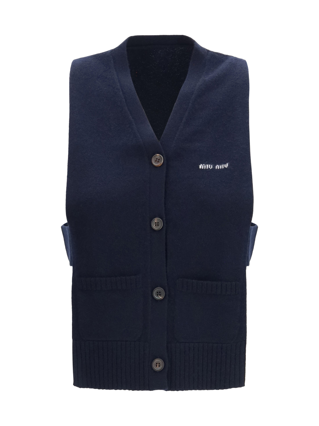 MIU MIU 40 cashmere cardigan vest