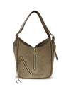 hammock flip suede handbag