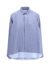 striped poplin shirt