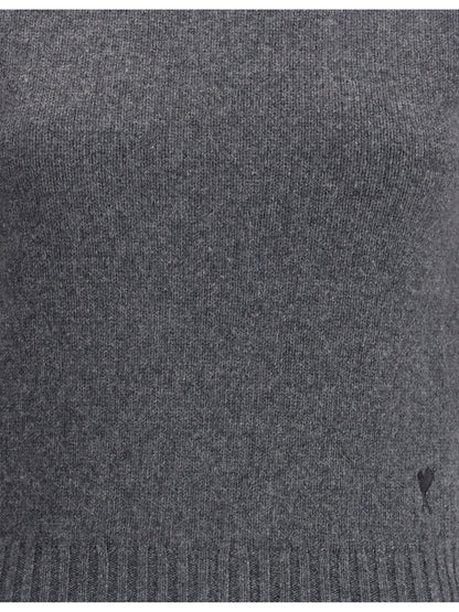 AMI PARIS L ami de coeur turtleneck sweater