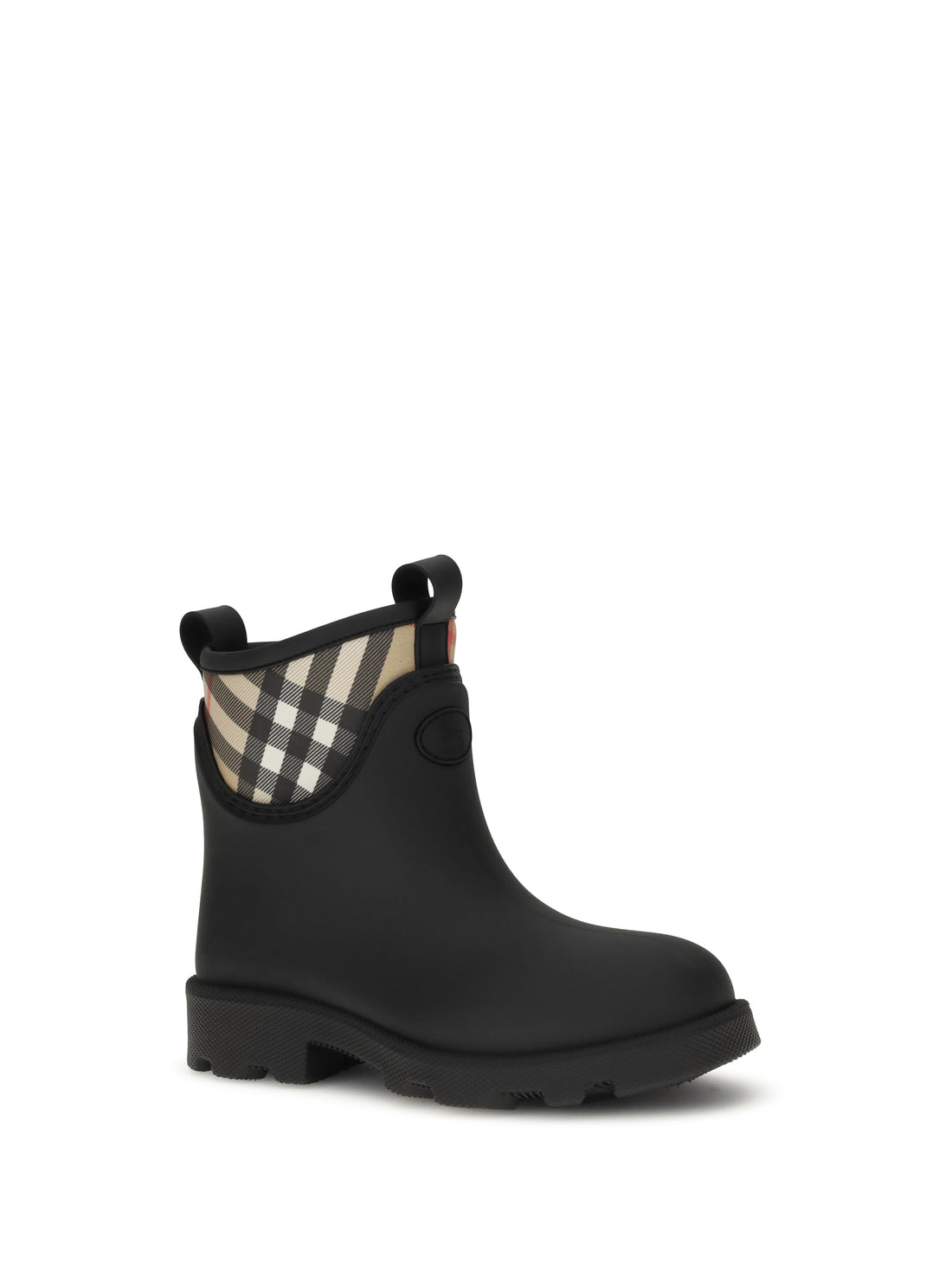 BURBERRY 36 marsh stamp rubber ankle boots