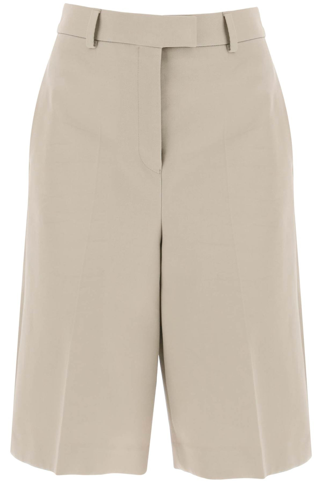 cotton gabardine bermuda shorts