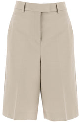 cotton gabardine bermuda shorts