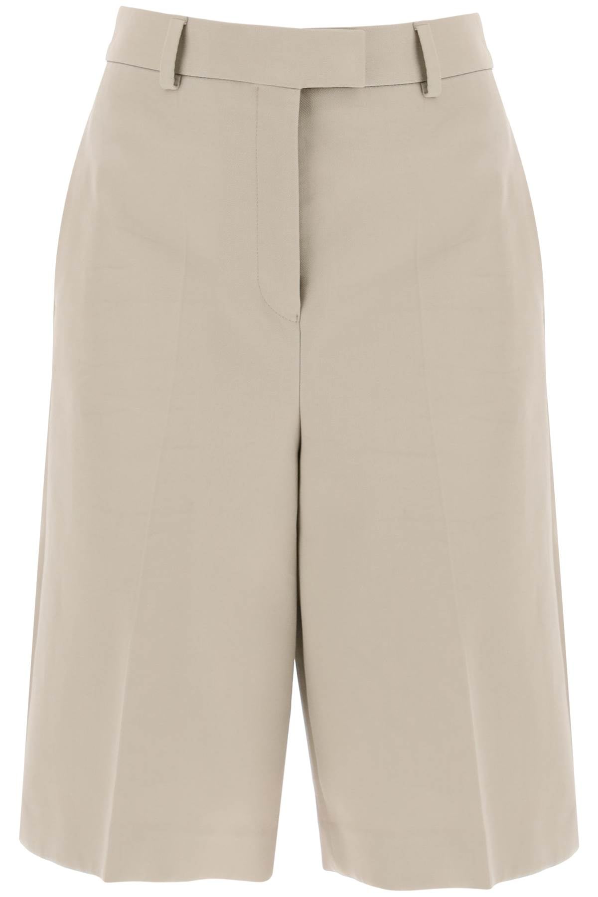 cotton gabardine bermuda shorts