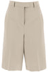 cotton gabardine bermuda shorts